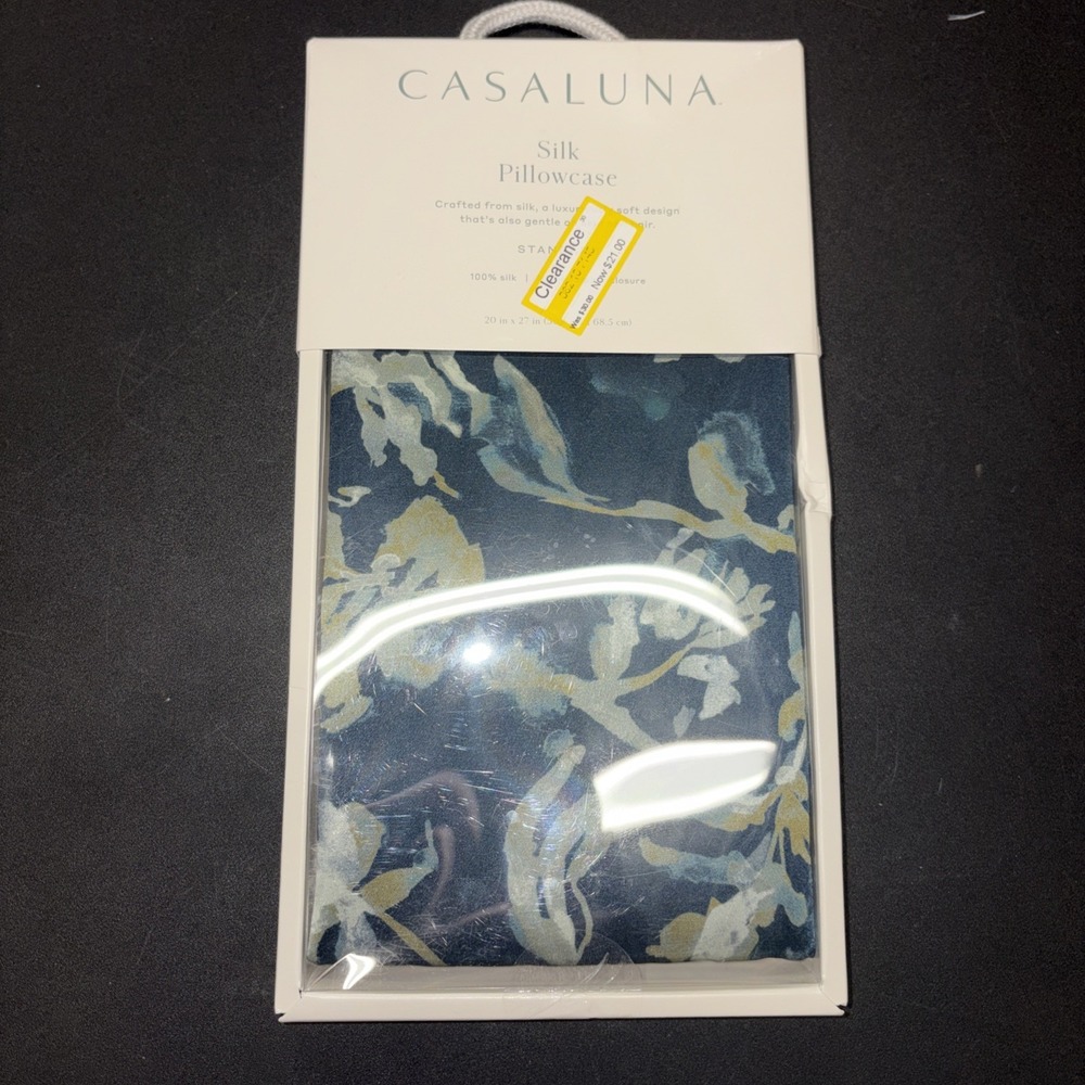 Standard Silk Pillowcase Blurred Floral - Casaluna 20808